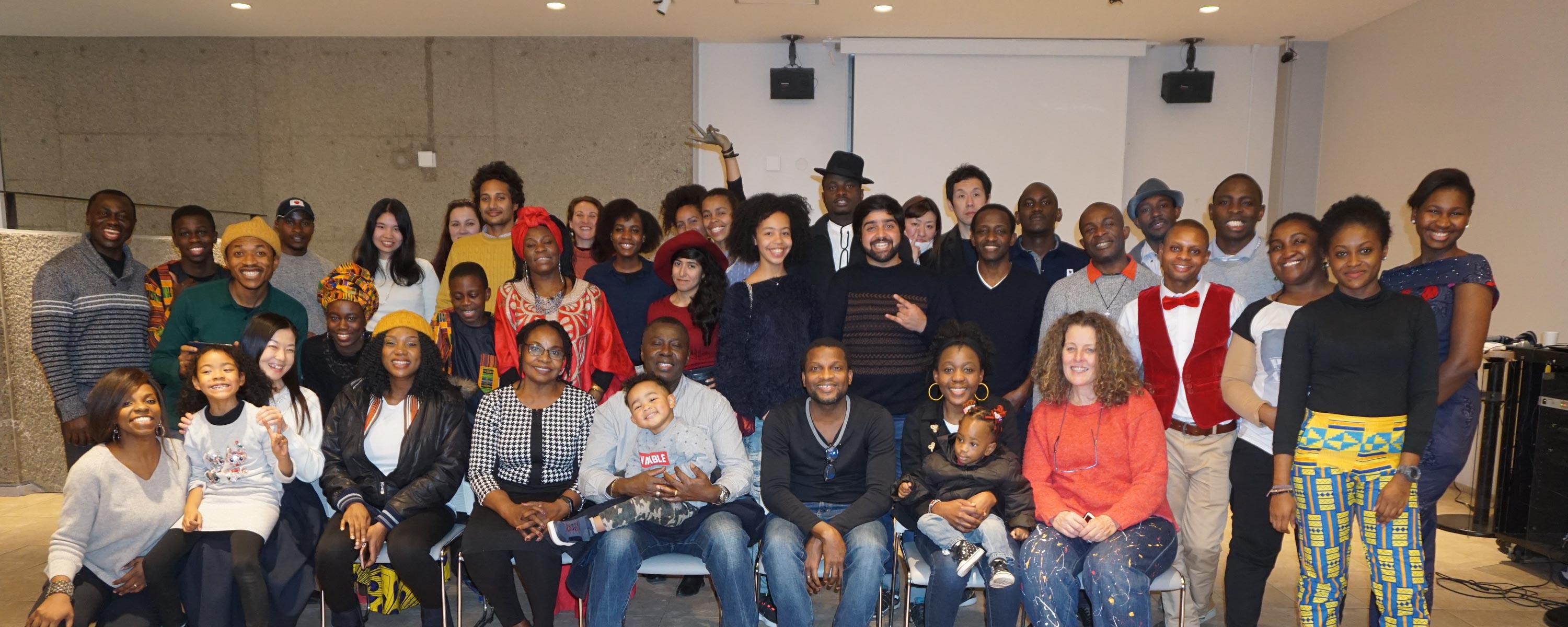 AFAM New Year party group picture